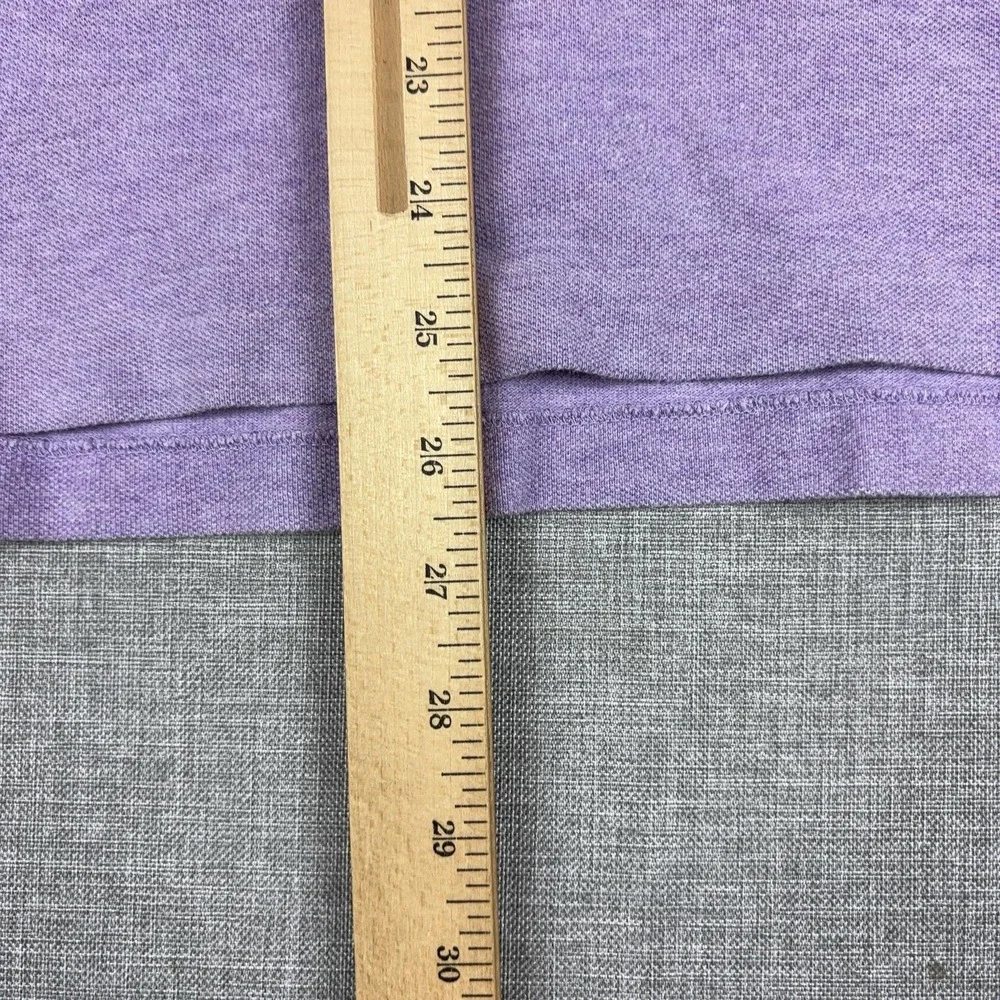 Polo Ralph Lauren Polo Shirt Mens L Purple Classic Fit Cotton Short Sleeve Logo